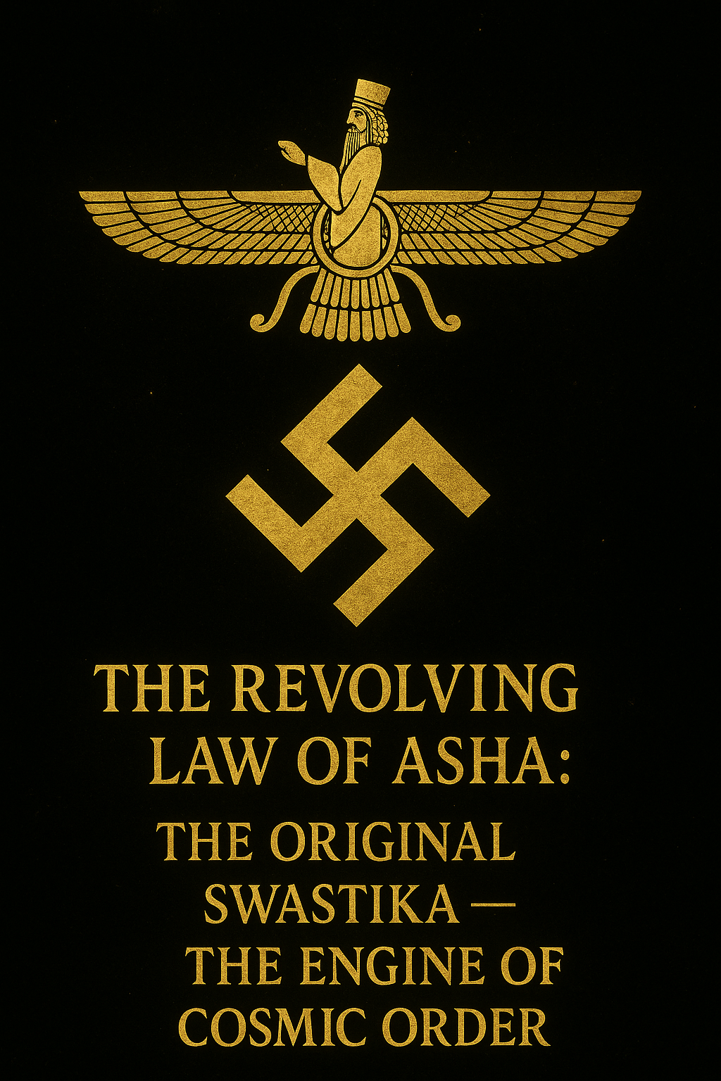 The Revolving Law of Asha: The Original Swastika as the Engine of Cosmic Order